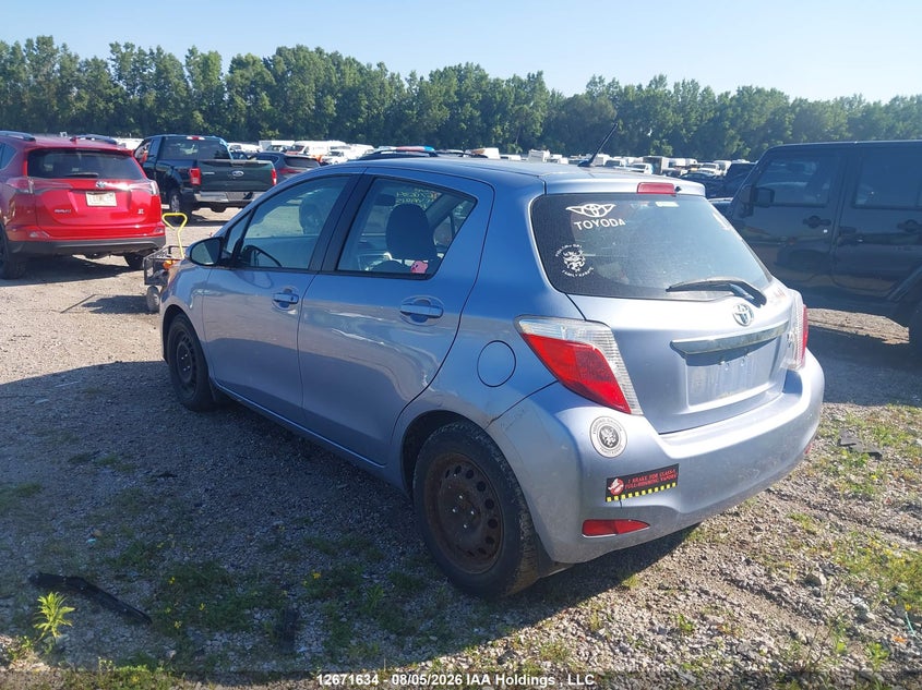 Vin: vnkktud30ea013934, lot: 3074770, toyota yaris le 20143