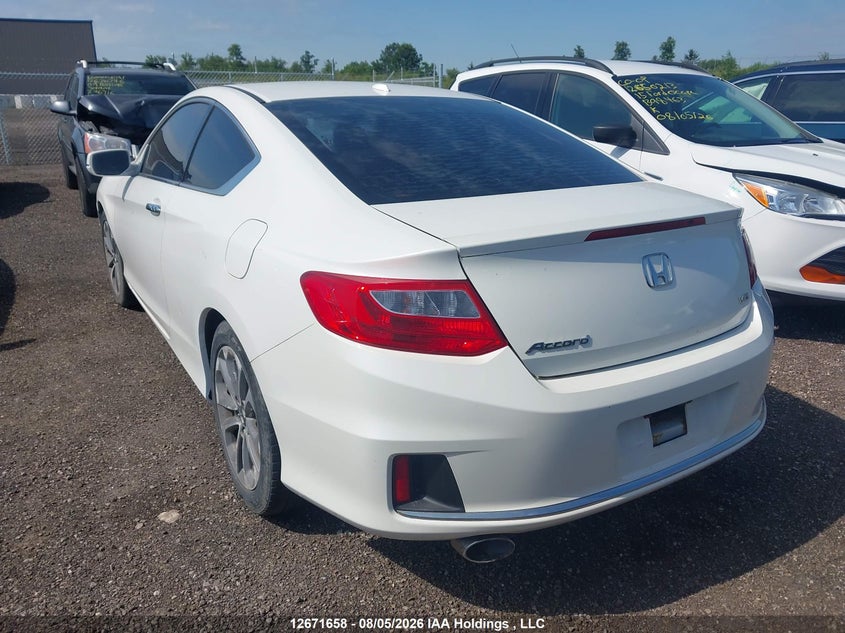 Vin: 1hgct2b81ea000952, lot: 3074794, honda accord exl 20143