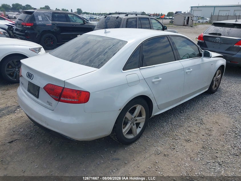 Vin: wauffcfl4ca054117, lot: 3074803, audi a4 premium 20124