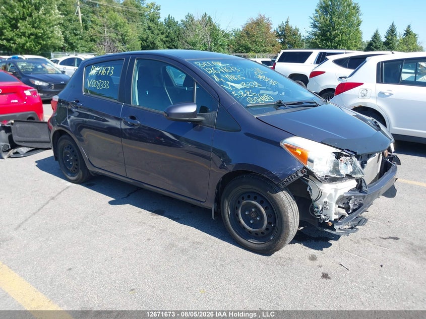 Vin: vnkktud34ea008333, lot: 3074809, toyota yaris 2014 img_1