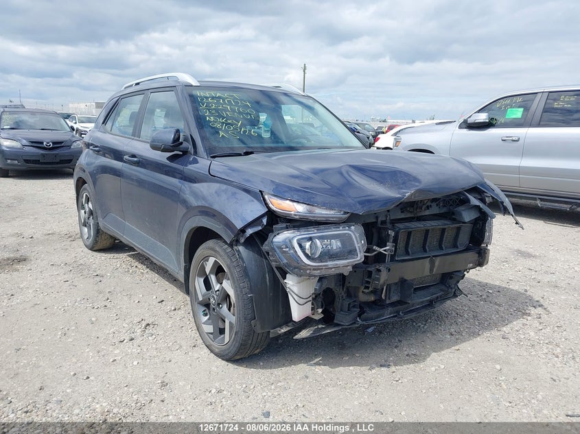 Vin: kmhrc8a37pu229960, lot: 3074860, hyundai venue sel/limited 2023 img_1