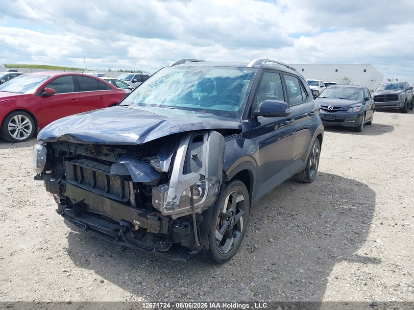 Vin: kmhrc8a37pu229960, lot: 3074860, hyundai venue sel/limited 20232