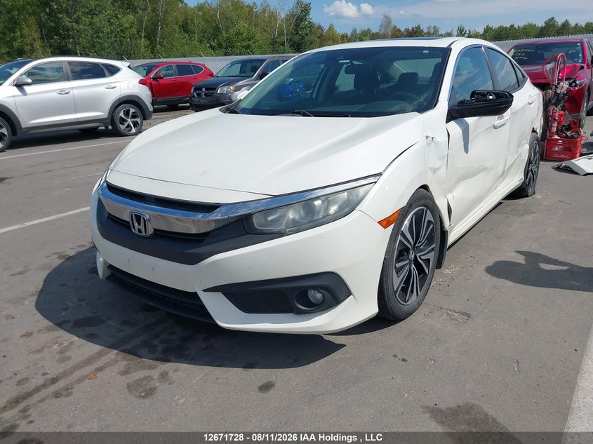 2016 Honda Civic, Left Side, IAAI, VIN 2HGFC1F41GH100908 — photo 2