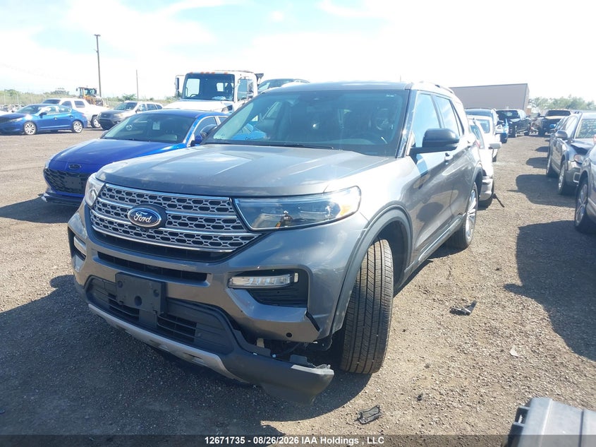 2022 Ford Explorer, Front, IAAI, VIN 1FM5K8FW0NNA09474 — photo 2
