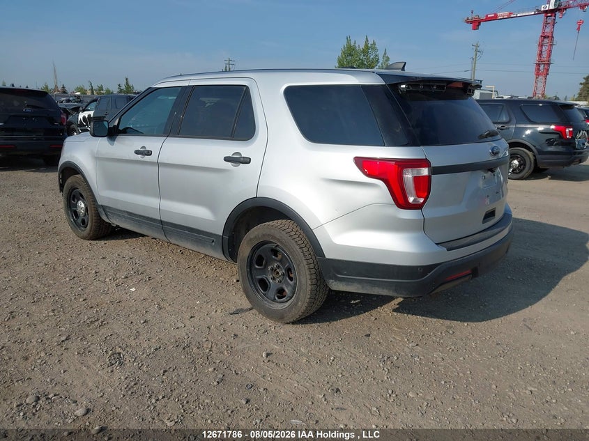 Vin: 1fm5k8ar3kga22706, lot: 3074922, ford explorer police interceptor 20193