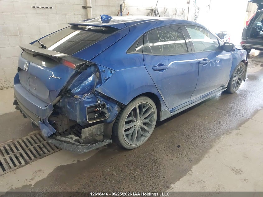 Vin: shhfk7h42lu304083, lot: 3074943, honda civic sport 20204