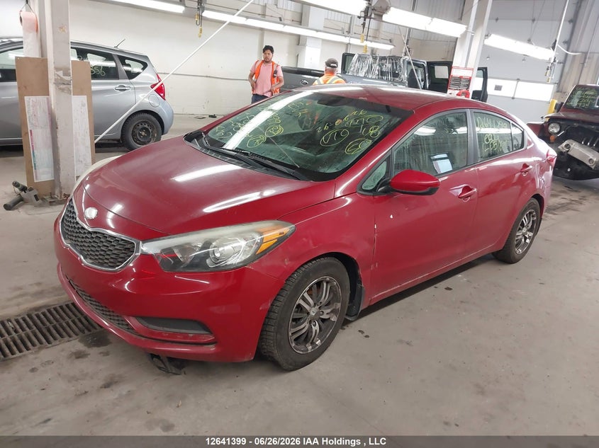 Vin: knafk4a62e5081671, lot: 3074945, kia forte 1.8l lx/1.8l lx+/1.8l se 20142