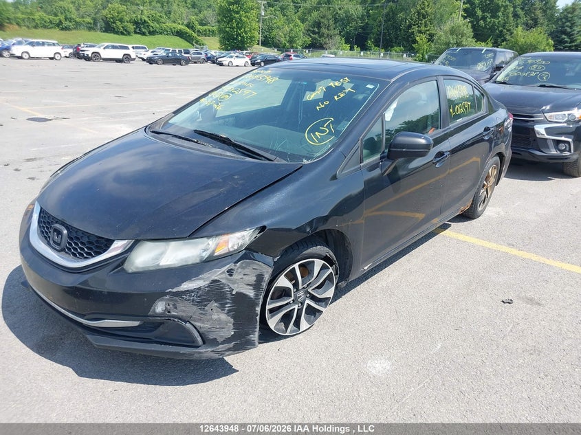 Vin: 2hgfb2f58fh012597, lot: 3074946, honda civic ex 20152