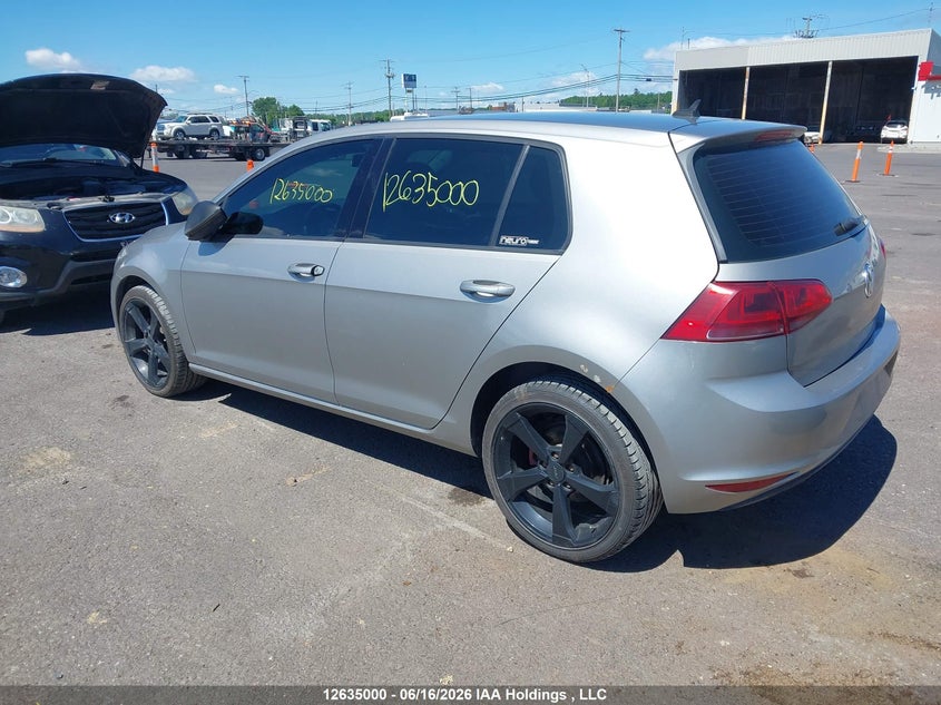 Vin: 3vw117au8gm049334, lot: 3074956, volkswagen golf 1.8 tsi comfortline/1.8 tsi highline/1.8 tsi trendline 20163