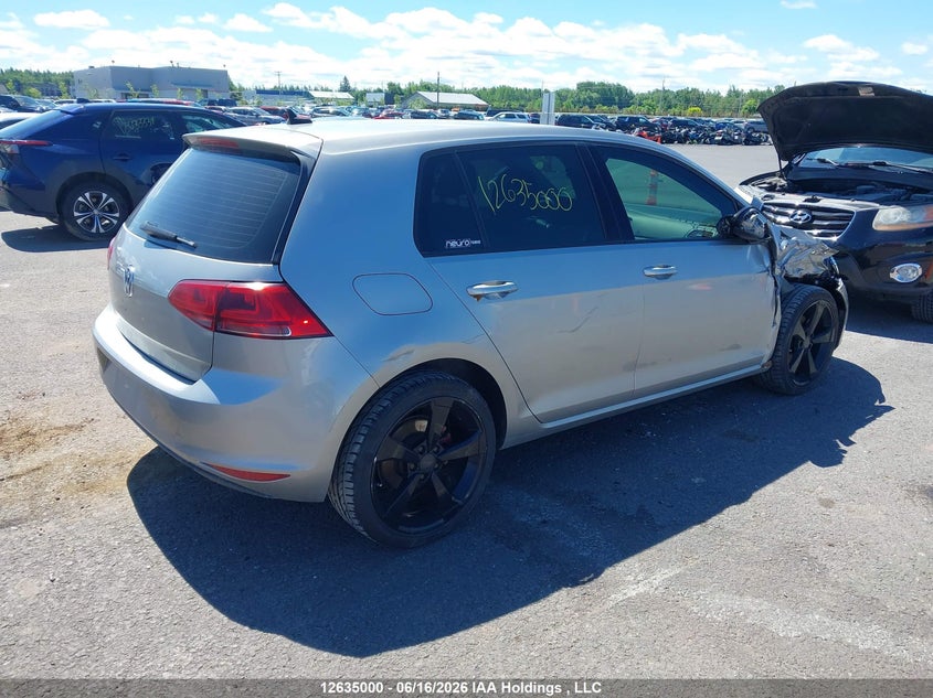 Vin: 3vw117au8gm049334, lot: 3074956, volkswagen golf 1.8 tsi comfortline/1.8 tsi highline/1.8 tsi trendline 20164