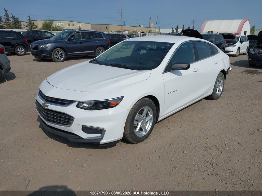 2016 Chevrolet Malibu, Удар ззаду, IAAI, VIN 1G1ZC5ST3GF312574 — фото 2