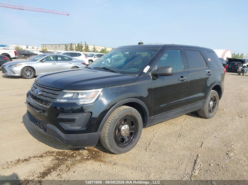Vin: 1fm5k8arxjgb95511, lot: 3074981, ford explorer police interceptor 20182