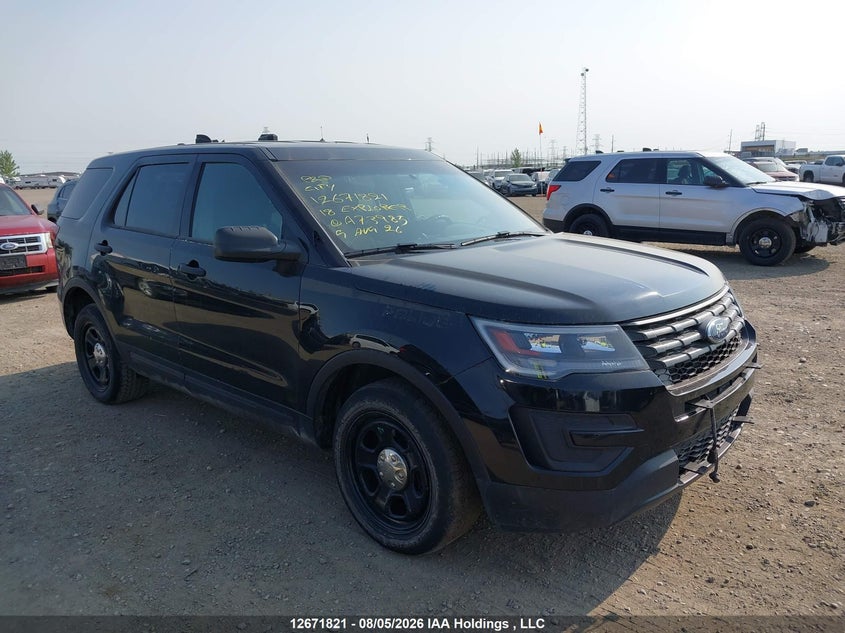 Vin: 1fm5k8ar4jga73985, lot: 3074994, ford explorer police interceptor 2018 img_1