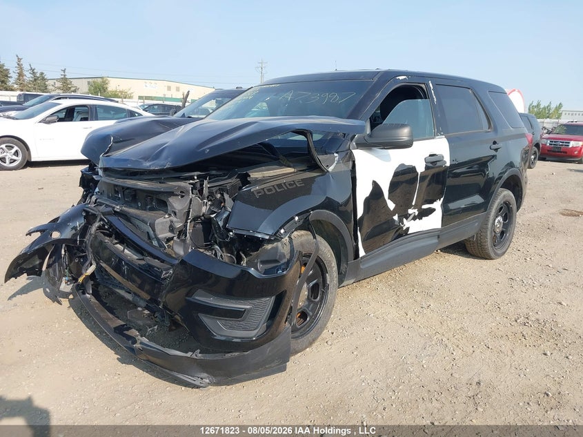 2018 Ford Explorer, Front, IAAI, VIN 1FM5K8AR8JGA73987 — photo 2