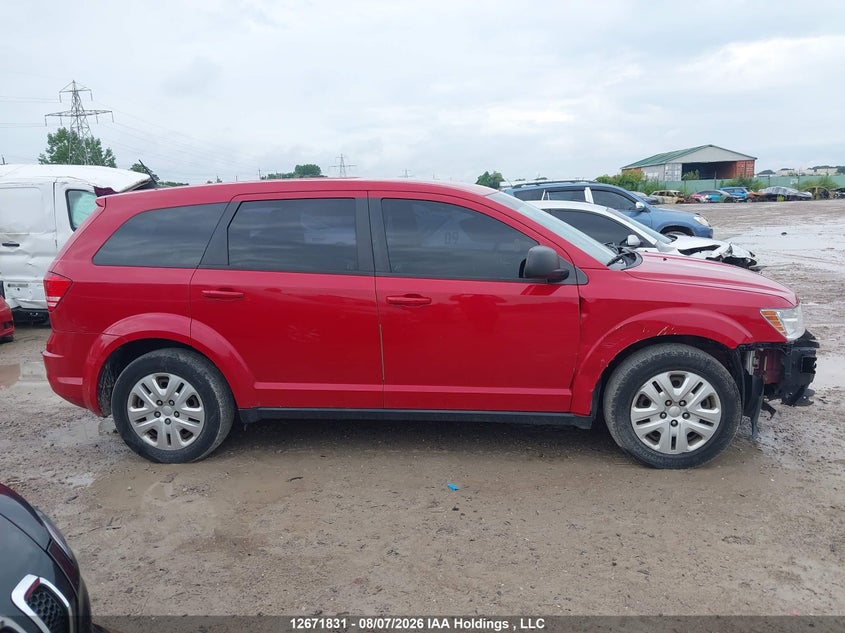 2016 DODGE JOURNEY SPORT UTILITY VEHICLE 2.4L I-4 DOHC, VVT, 173HP