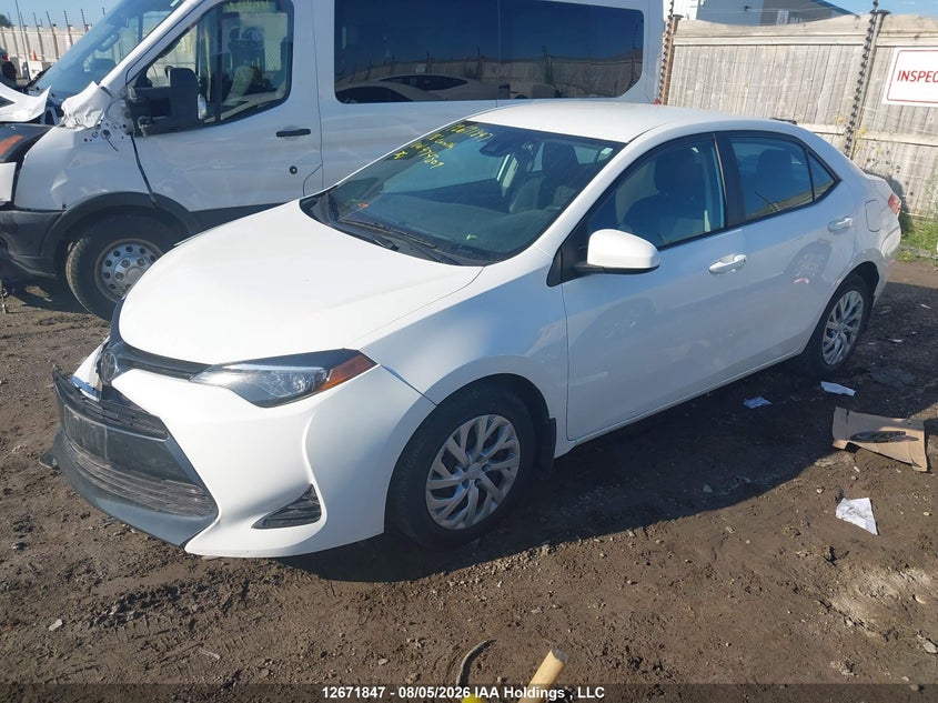 2018 Toyota Corolla, Удар спереди, IAAI, VIN 2T1BURHE9JC974309 — фото 2