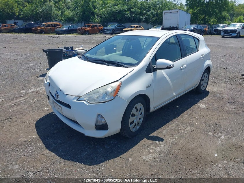 2012 Toyota Prius c, Удар спереду, IAAI, VIN JTDKDTB32C1500603 — фото 2