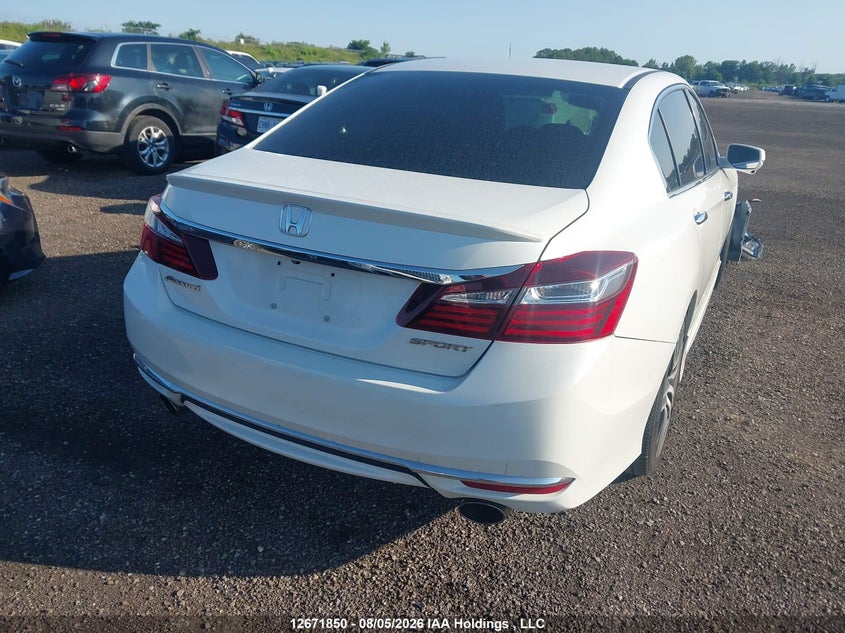 Vin: 1hgcr2f56ha811679, lot: 3075024, honda accord sedan 20174