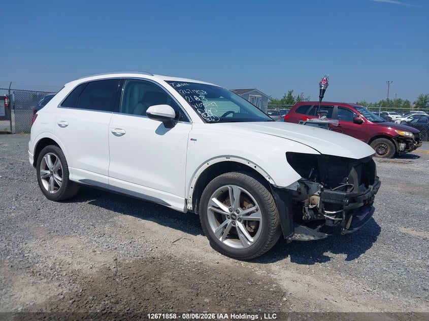 2021 Audi Q3 VIN WA1EECF32M1103537 auction photo