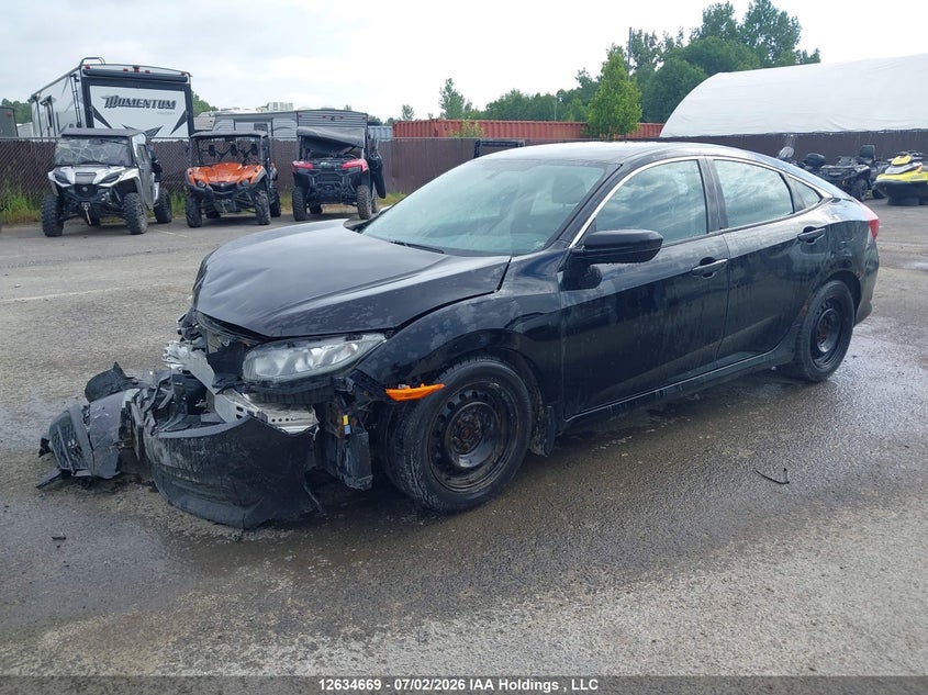 Vin: 2hgfc2e59gh008140, lot: 3075071, honda civic lx 20162