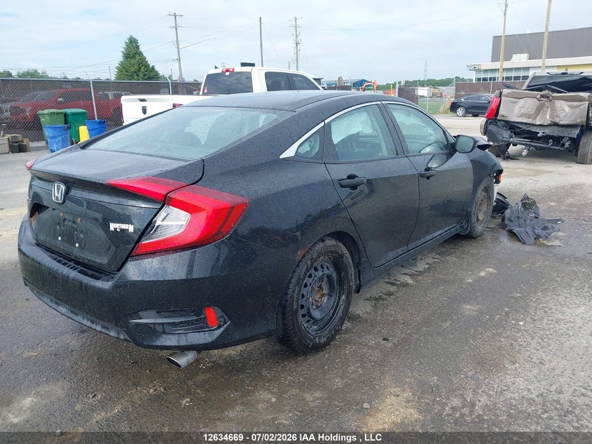 Vin: 2hgfc2e59gh008140, lot: 3075071, honda civic lx 20164