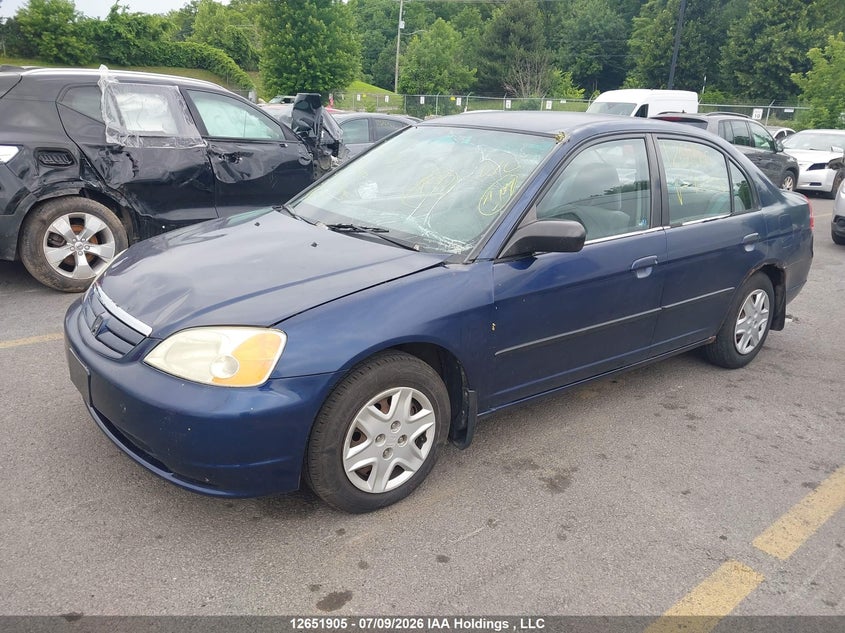 2003 Honda Civic, Windshield, IAAI, VIN 2HGES16463H900435 — photo 2