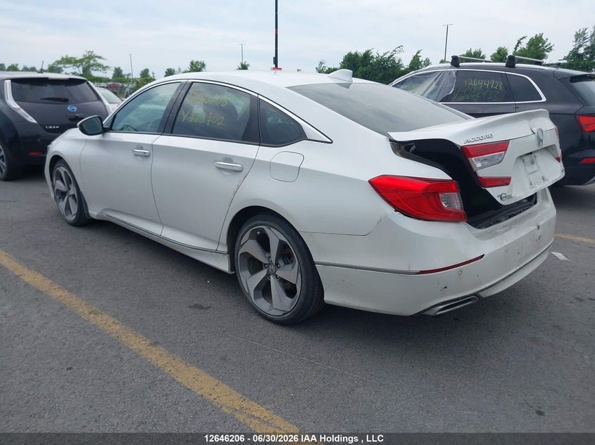 Vin: 1hgcv1f95ja802700, lot: 3075091, honda accord touring 20183