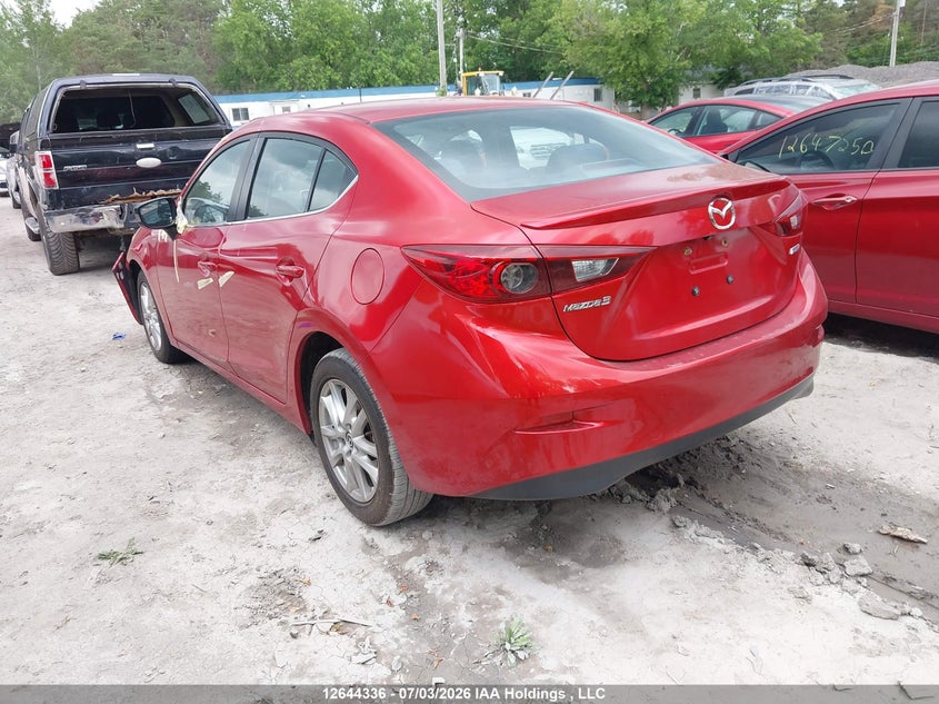 Vin: jm1bm1v74e1151496, lot: 3075104, mazda mazda3 gs-sky 20143