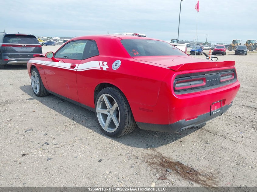 Vin: 2c3cdzbt3fh833619, lot: 3075128, dodge challenger sxt plus or r/t 20153