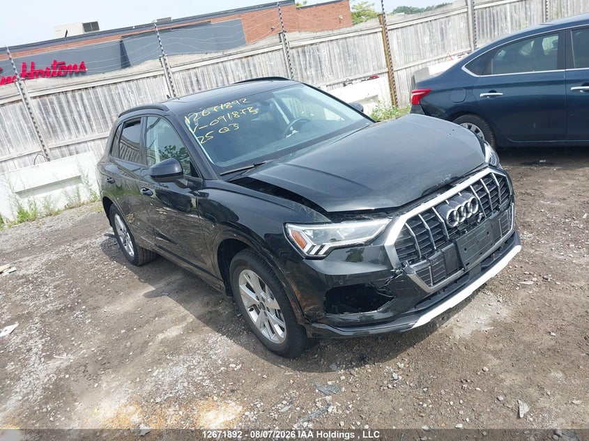 2025 Audi Q3 VIN WA1AUCF36S1091875
