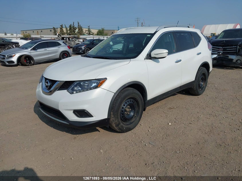 2014 Nissan Rogue, Rear, IAAI, VIN 5N1AT2MV1EC819243 — photo 2