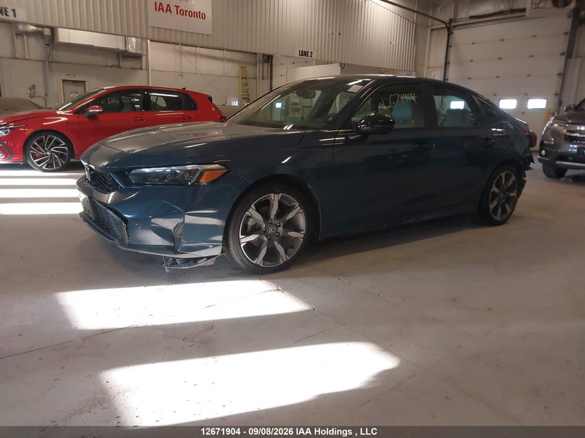 2025 Honda Civic, Rear, IAAI, VIN 2HGFE4F84SH007906 — photo 2