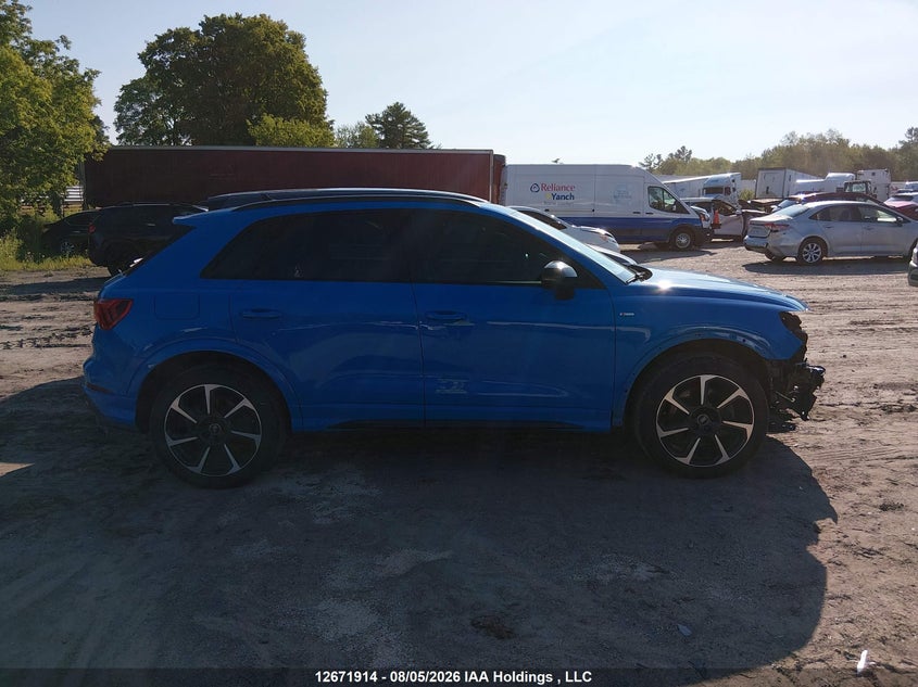 2021 AUDI Q3 SPORT UTILITY VEHICLE 2.0L I-4 DI, DOHC, VVT, TURBO, 228HP