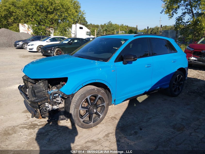 2021 AUDI Q3 SPORT UTILITY VEHICLE 2.0L I-4 DI, DOHC, VVT, TURBO, 228HP