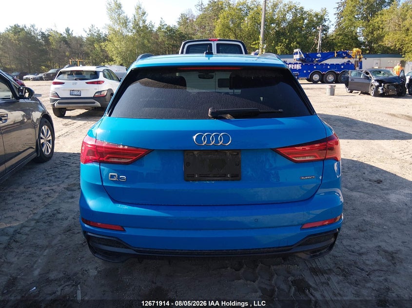 2021 AUDI Q3 SPORT UTILITY VEHICLE 2.0L I-4 DI, DOHC, VVT, TURBO, 228HP