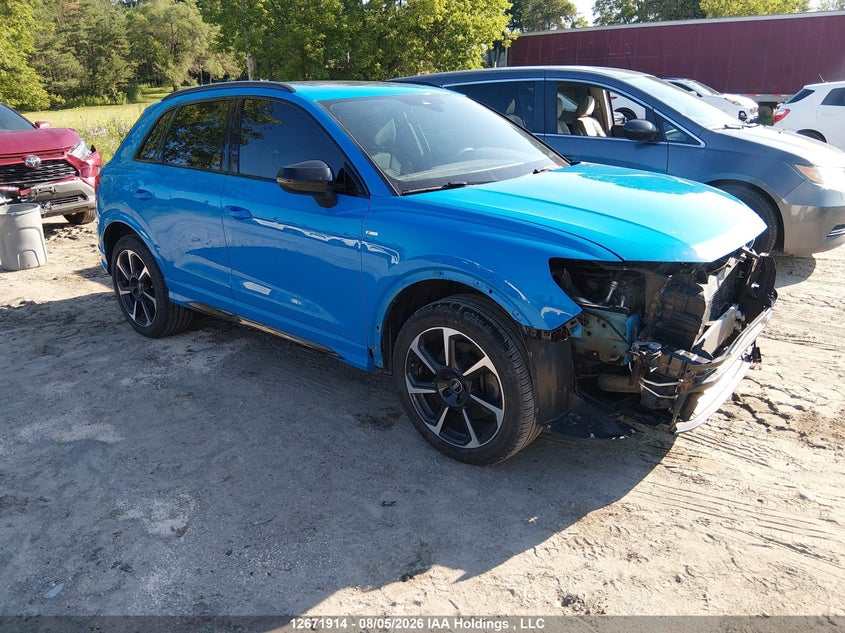 2021 AUDI Q3 SPORT UTILITY VEHICLE 2.0L I-4 DI, DOHC, VVT, TURBO, 228HP