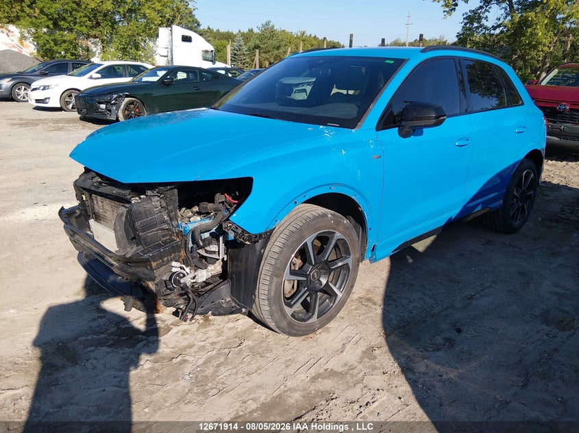 2021 AUDI Q3 SPORT UTILITY VEHICLE 2.0L I-4 DI, DOHC, VVT, TURBO, 228HP