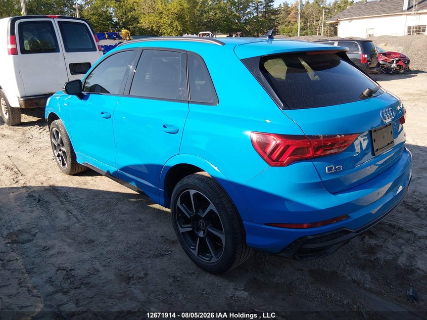 2021 AUDI Q3 SPORT UTILITY VEHICLE 2.0L I-4 DI, DOHC, VVT, TURBO, 228HP