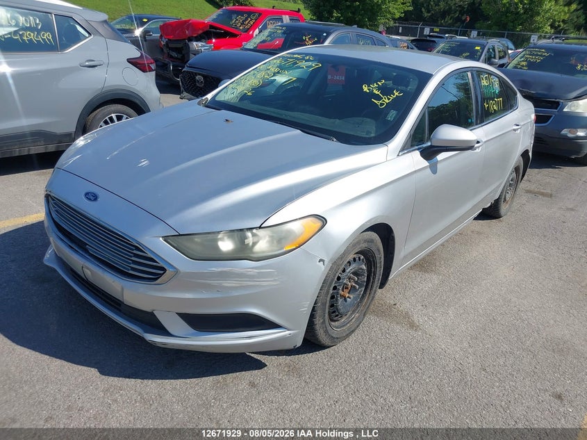 2018 Ford Fusion, Удар спереду, IAAI, VIN 3FA6P0H77JR182777 — фото 2
