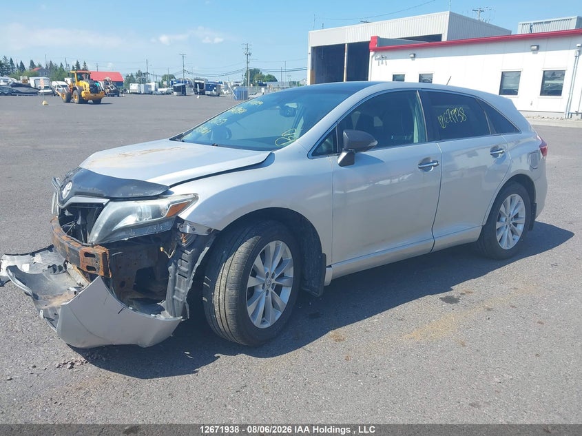 2014 Toyota Venza, Right Front, IAAI, VIN 4T3BA3BBXEU061073 — photo 2