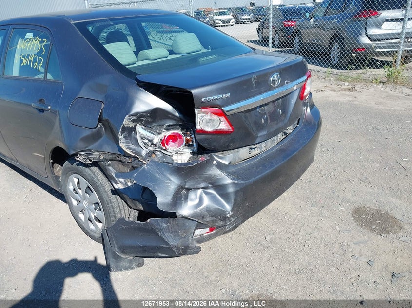 2011 TOYOTA COROLLA SEDAN 1.8L I-4 DOHC, VVT, 132HP