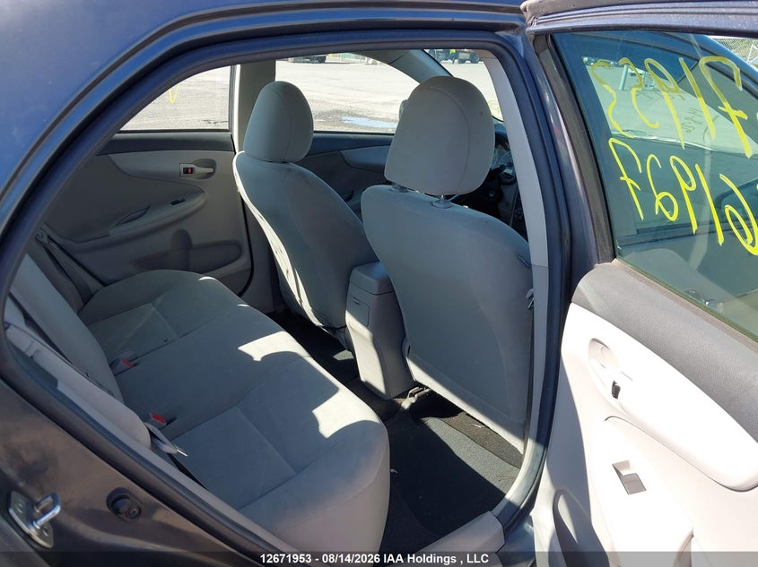 2011 TOYOTA COROLLA SEDAN 1.8L I-4 DOHC, VVT, 132HP