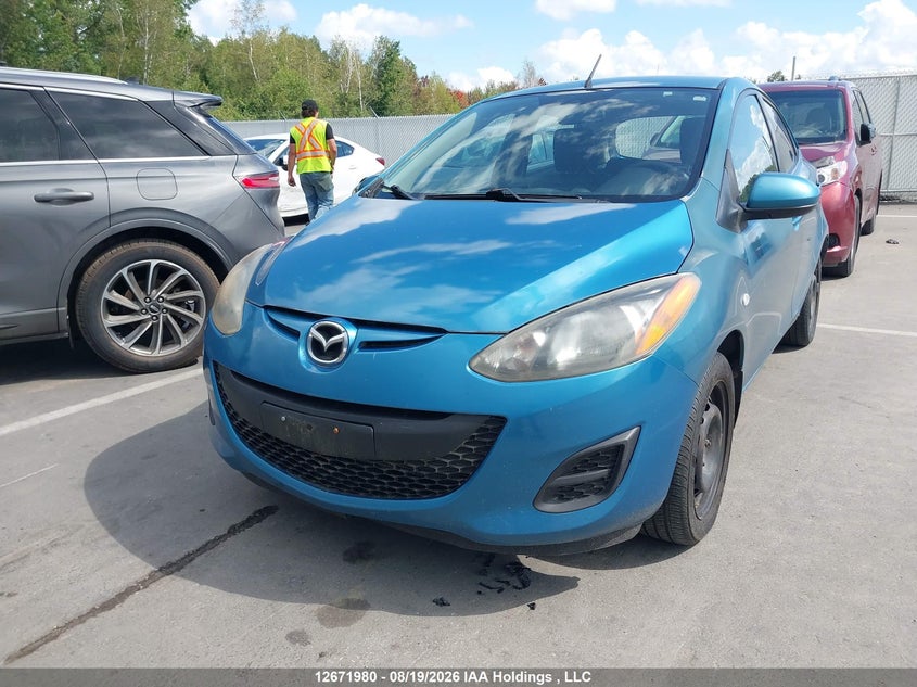 Vin: jm1de1hy5b0113819, lot: 3075225, mazda mazda2 sport 20112
