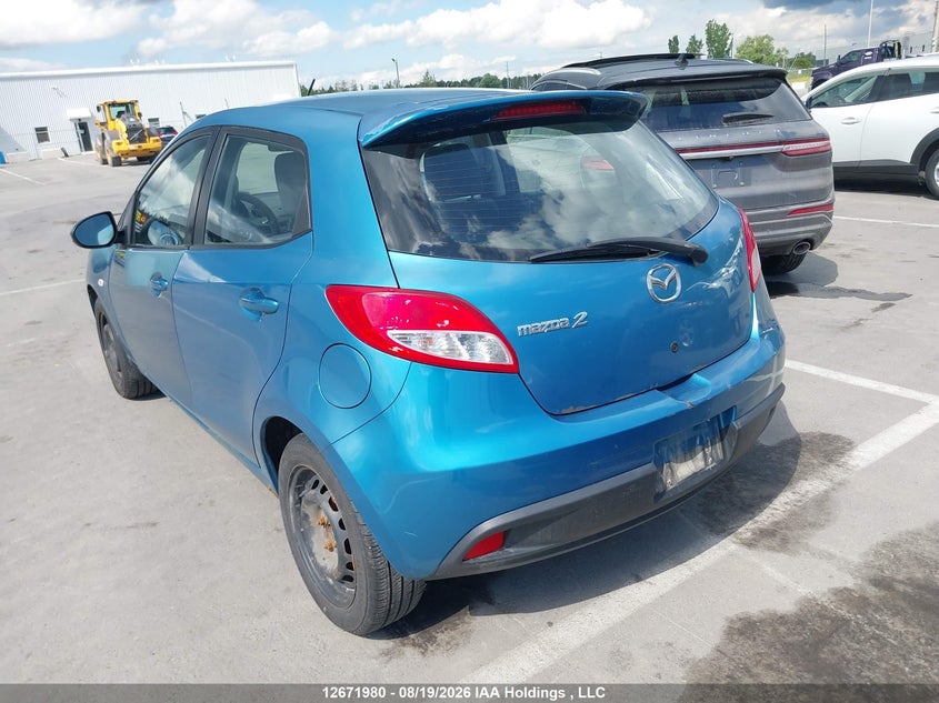 Vin: jm1de1hy5b0113819, lot: 3075225, mazda mazda2 sport 20113
