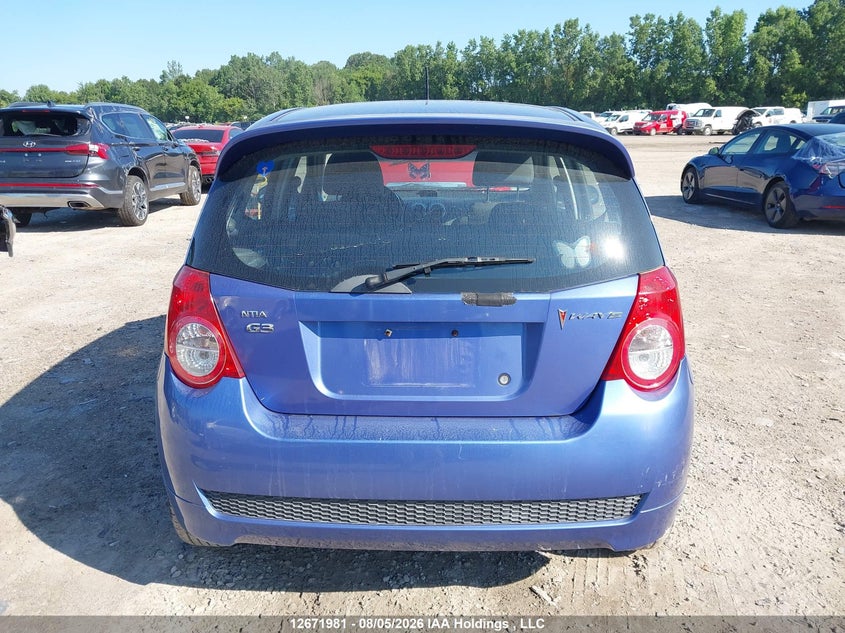 2009 PONTIAC WAVE SEDAN 1.6L I4 FI DOHC 16V NF4