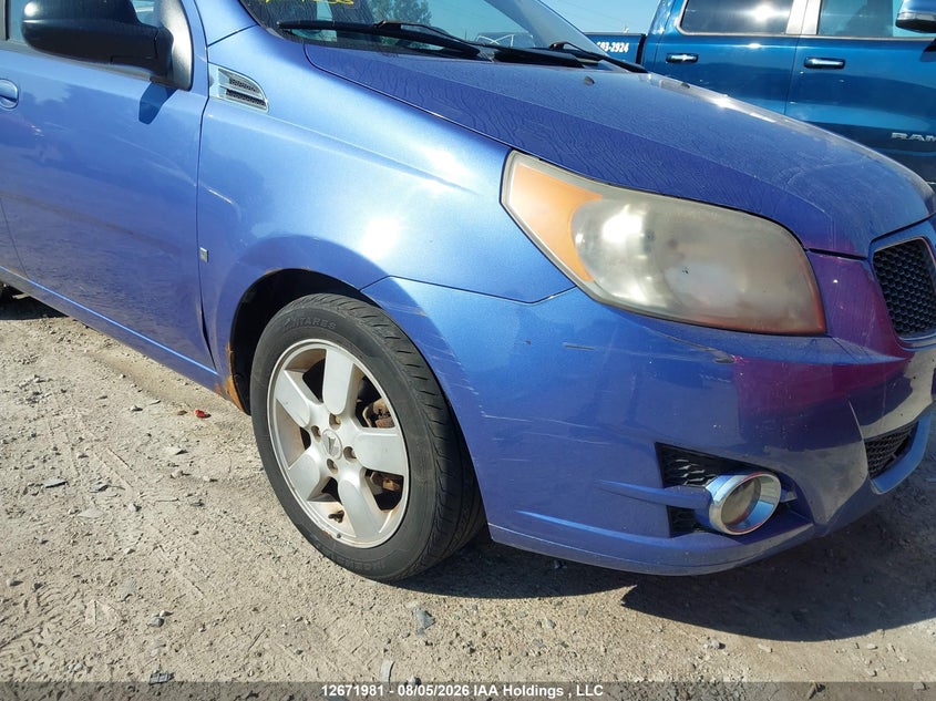 2009 PONTIAC WAVE SEDAN 1.6L I4 FI DOHC 16V NF4