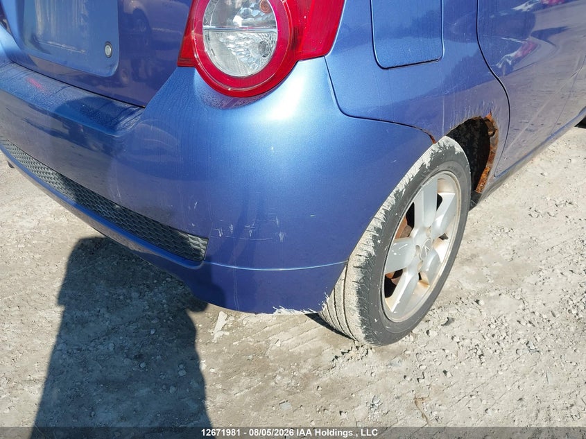 2009 PONTIAC WAVE SEDAN 1.6L I4 FI DOHC 16V NF4