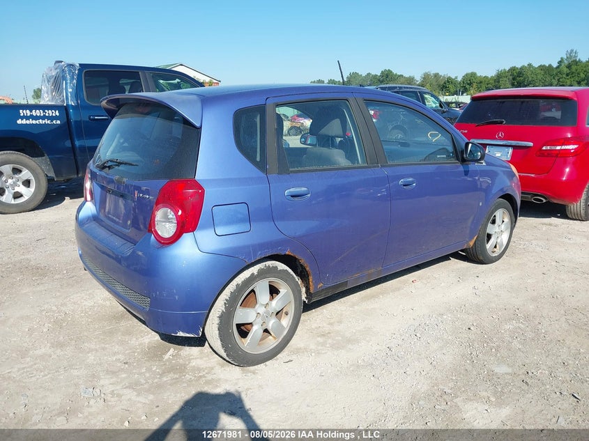 2009 PONTIAC WAVE SEDAN 1.6L I4 FI DOHC 16V NF4