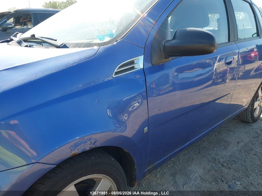 2009 PONTIAC WAVE SEDAN 1.6L I4 FI DOHC 16V NF4