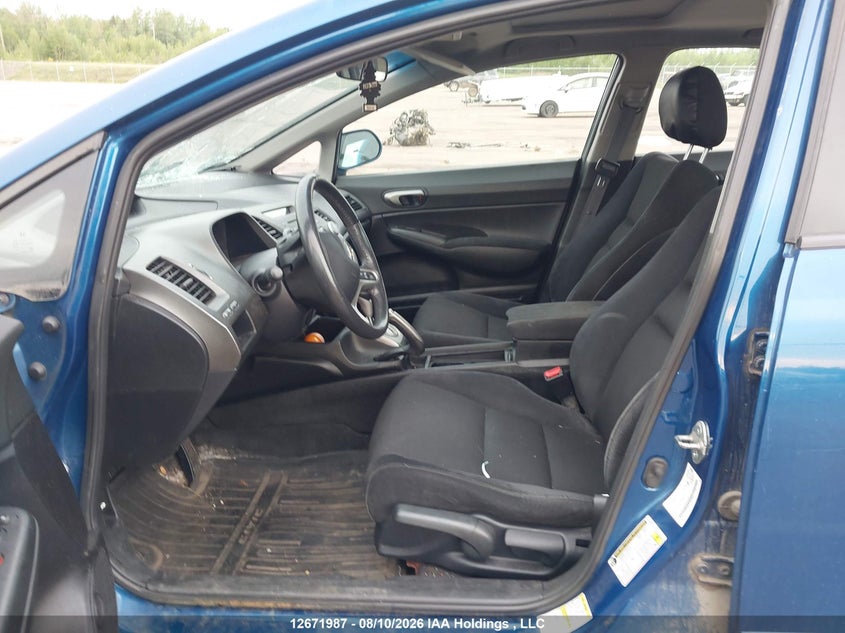 2011 HONDA CIVIC SEDAN 1.8L I-4 VVT, 140HP